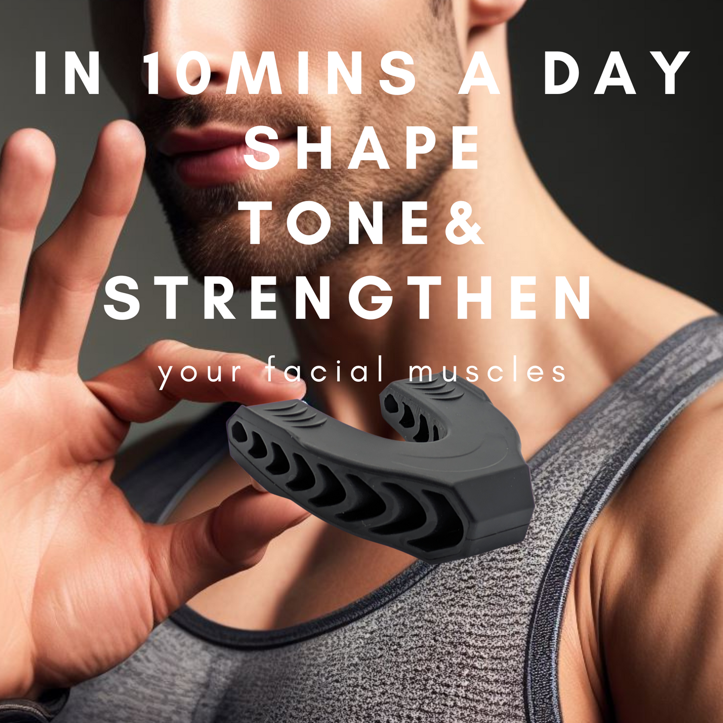 JawTone™ Jawline & TotalFACE Exerciser ADVANCED 60LBS - CHIN NECK CHEEKS JAW toning
