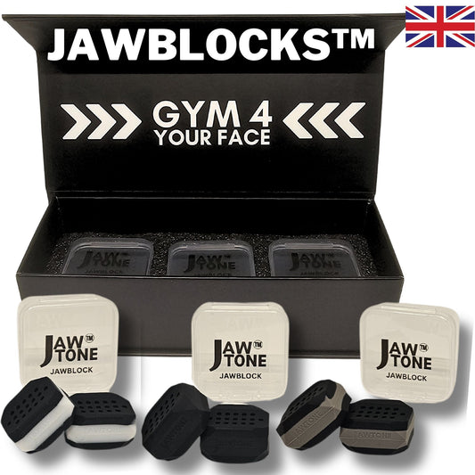 Jaw exerciser 6pcs set Jawline exerciser for men and woman powerful double chin reducer and jawliner