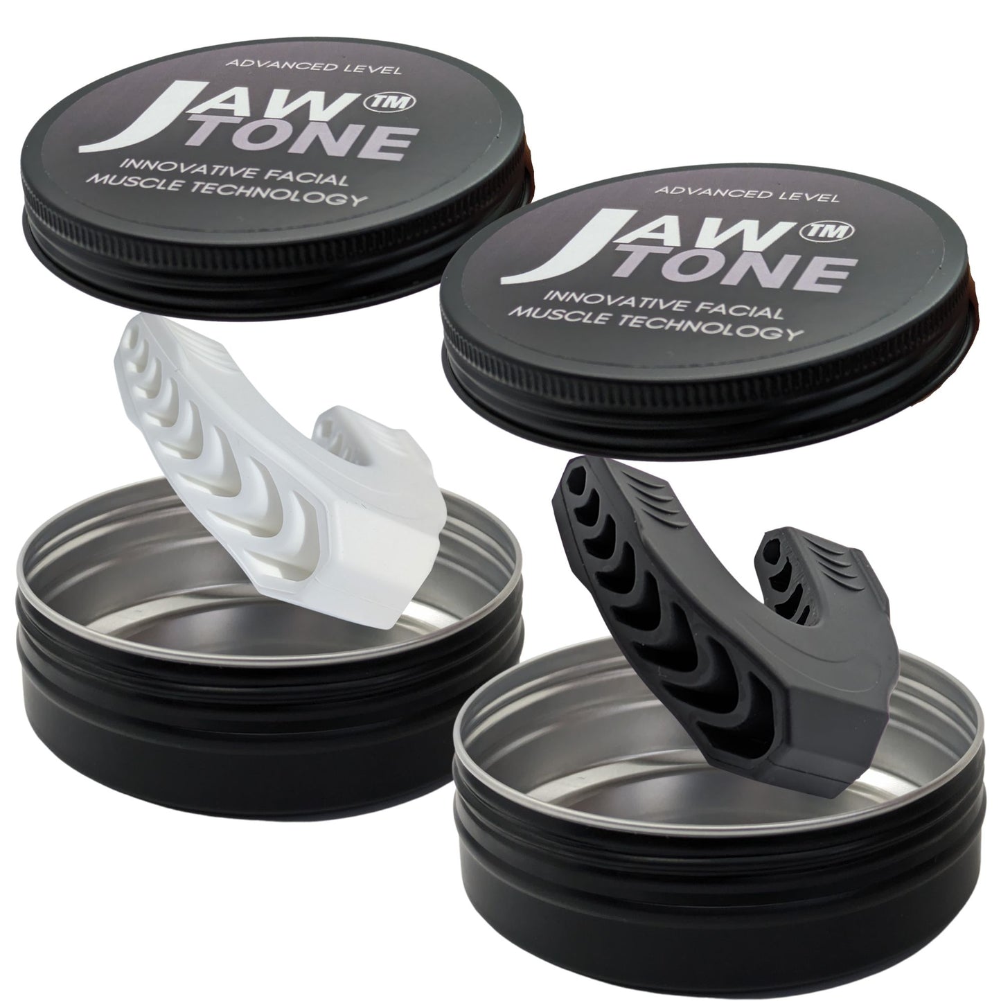 Jawtone jawline jaw exerciser train shape tone define strengthen facial muscles tighten skin