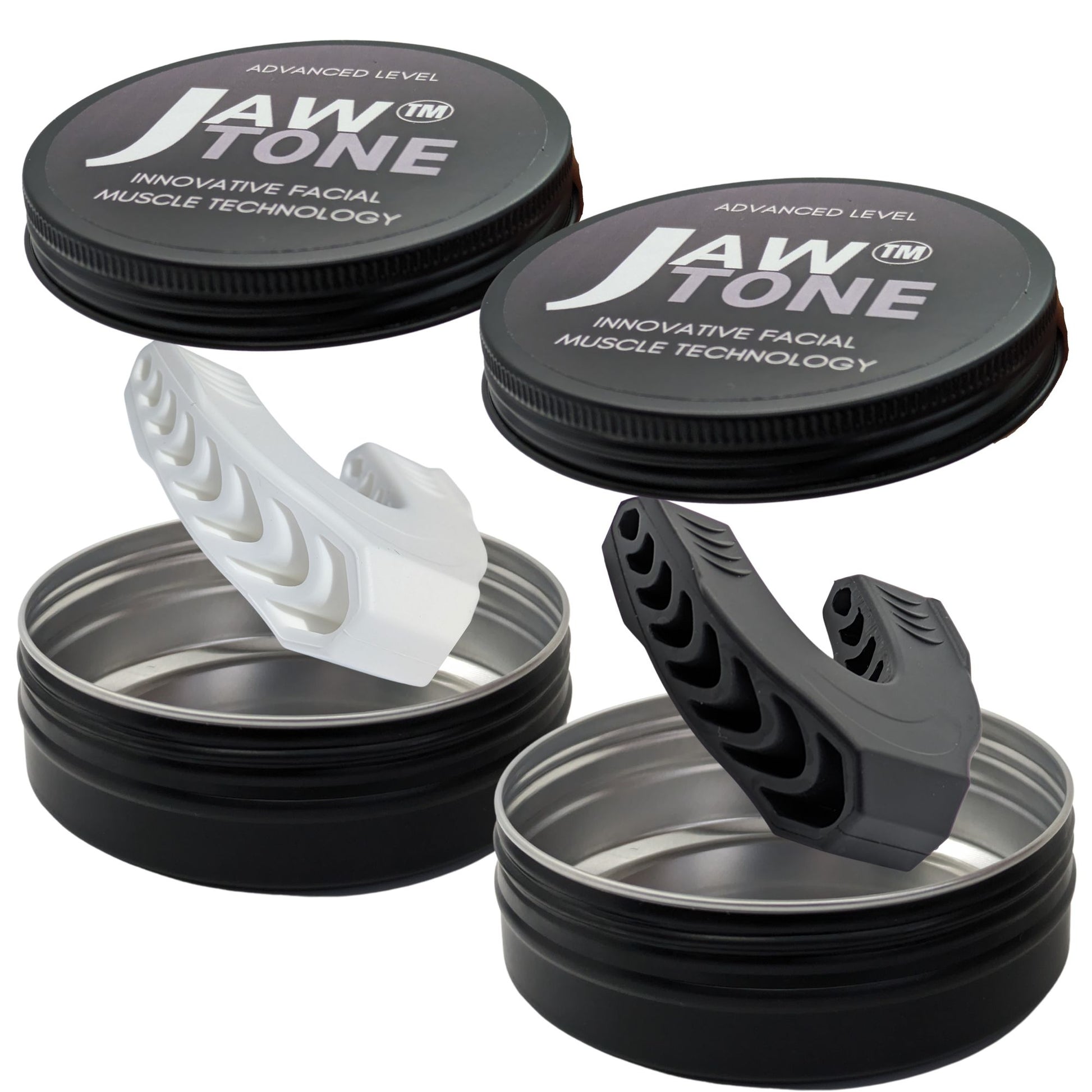 Jawtone jawline jaw exerciser train shape tone define strengthen facial muscles tighten skin