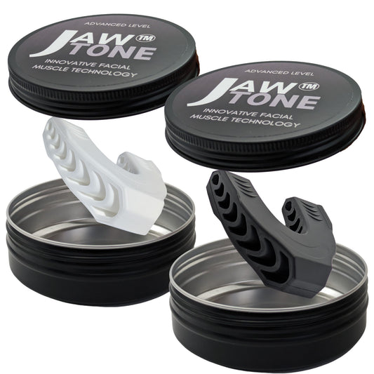 Jawtone jawline jaw exerciser train shape tone define strengthen facial muscles tighten skin