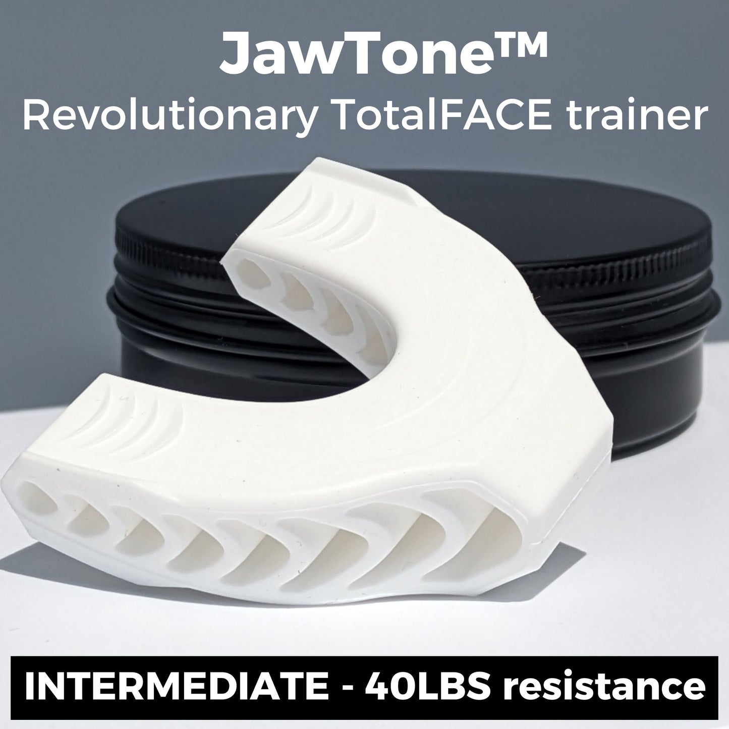 JawTone™ Jawline & TotalFACE Exerciser INTERMEDIATE 40LBS - CHIN NECK CHEEKS JAW toning