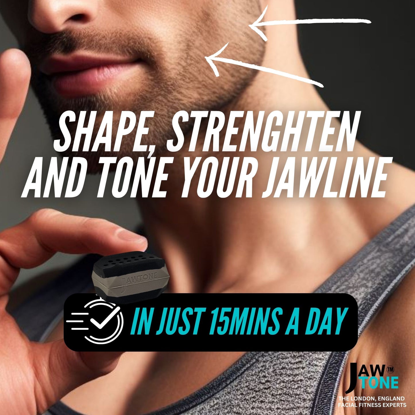 jawblocks jawline exerciser jaw exerciser men woman jaw shaper tone slim tighten neck chin face jawline face slimming jawliner jawrz double chin removal face yoga face workout gym 